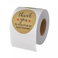 ملصقات بعبارات شكر 38 ملم