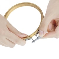 طارة تطريز خشب الخيزران 10 سم