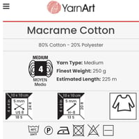 مكرمية قطن 769