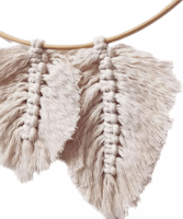 حلقات خشب للمكرمية