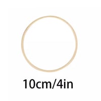 حلقات خشب للمكرمية