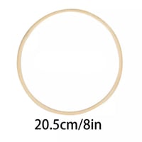 حلقات خشب للمكرمية