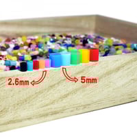 fused beads 2.6 mm خرز الكوي مقاس 2.6 ملم