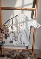 جمبسوت كحلي بوشاح مطرز