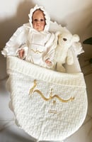 طقم افرهول مع بطانية مطرزة