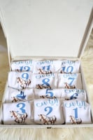 طقم هدية مواليد بالاشهر