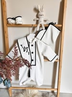 جمبسوت كحلي بوشاح مطرز