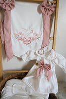 طقم فستان او افرول مع تعليقة