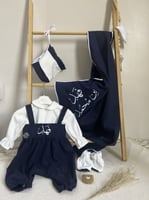 طقم استقبال مواليد تطريز