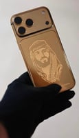 ايفون 17 مطلى ذهب كامل باى تصميم من اختيارك - جديد