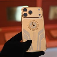 ايفون 17 مطلى ذهب كامل باى تصميم من اختيارك - جديد