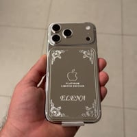 ايفون 17 مطلي بلاتينيوم - أي تصميم من اختيارك - جد...