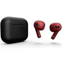 APPLE - آبل ايربودز الجيل الثالث - اسود و واحمر مك...