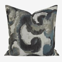 مربع متموج ازرق ذهبي