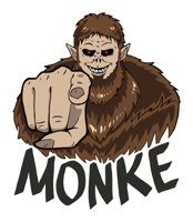 ملصق العملاق القرد