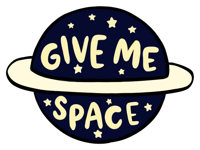 ملصق "GIVE ME SPACE"