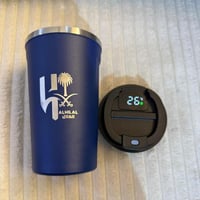 مق الهلال والنخلة بشاشة قباس درجة الحرارة