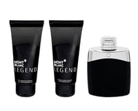 طقم مونت بلانك ليجند او دو تواليت (عطر 100مل+شاور...