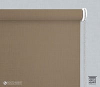 ستائر رول بلس بلاك اوت قماش بني فاتح BC-1017