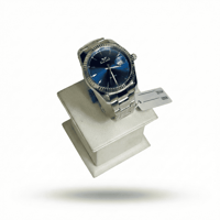 طقم ساعة رجالي فاخر لون ازرق غامق