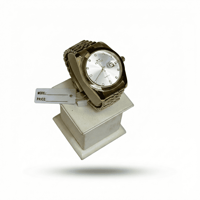 طقم ساعة رجالي فاخر لون ذهبي