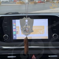 تعليقة سيارة شعار الاهلي مع كسرة عود