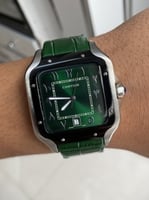 ساعة كارتير سانتوس جلد