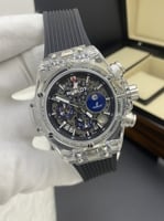 ساعة هوبلت شفاف المتميزة