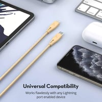 كيبل راف باور USB-C إلى لايتنينق بطول 1.2 متر