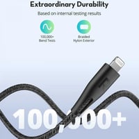 كيبل راف باور ايفون USB-C لايتنينق بطول 1.2 متر -...