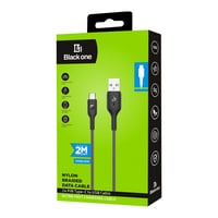 كيبل بلاك ون تايب سي قماش 2 متر 6335