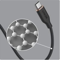 كيبل انكر تايب سي الي تايب سي بطول 0.9 م - اسود