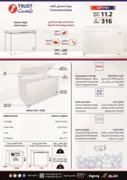 فريزر ترست ارضي ZCF316H