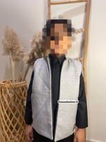 سديري الجوخ "موديل الرمادي المزدوج" - فخامة ودفء