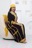 لبس عسيري انيق بتطريز كثيف ودقيق على كامل منطقه ال...