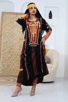 ثوب عسيري مع بنطلون