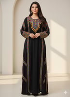 جلابية بتطريز عسيري