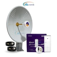 انتينا الذهبية 27 ديبي مع راوتر ZTE MC80A1A يدعم ج...