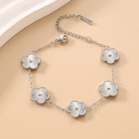 اكسسوارات تصميم وردة البرسيم من الستانلس ستيل