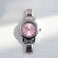 ساعة تشارمز فضي(مينا فقط) تتركب مع اسوارة تشارمز