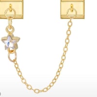 تشارمز تعليقة سلاسل مع نجمة كرستال