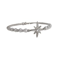 اسوارة مطلية من الزركون واللؤلؤ