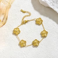 اكسسوارات تصميم وردة البرسيم من الستانلس ستيل