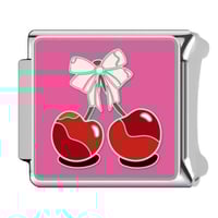 تشارمز الكرز الوردي - فضي