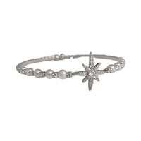 اسوارة مطلية من الزركون واللؤلؤ