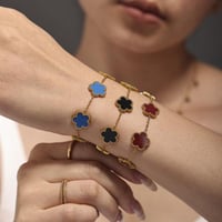 اسوارة فان كليف تصميم خماسي من الستانلس ستيل