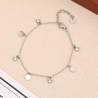 اسوارة فضية من الساتلنس استيل