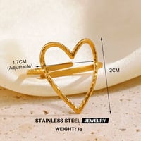 خاتم قلوب ستانلس ستيل