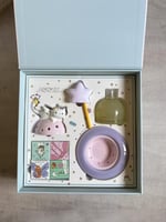 بوكس عطري ثيم القطة الوردي والموف