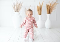 بيجامه شتوى الغيوم الوردي